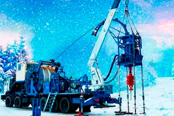 Бурение скважин зимой